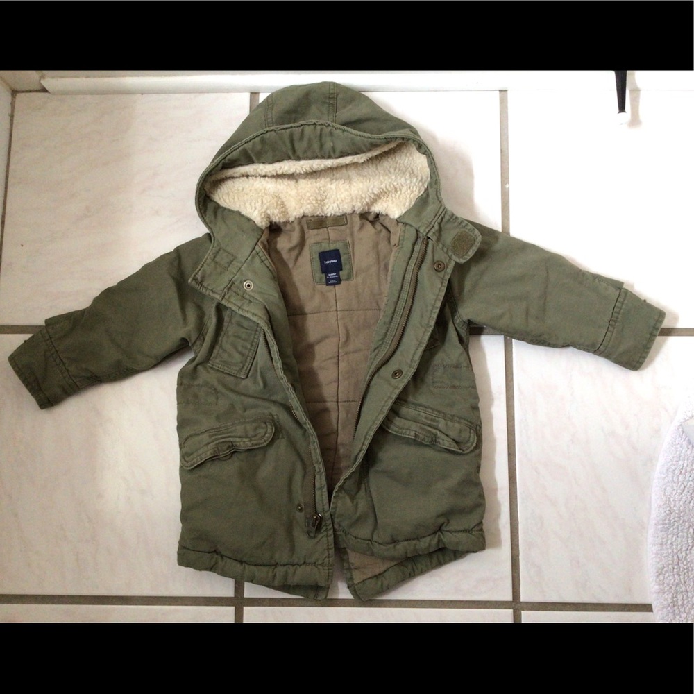 BabyGap green canvas jacket
